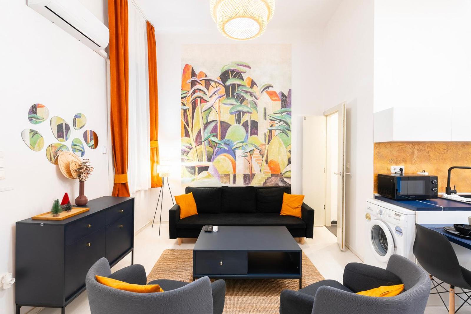 Modern Uniquely Designed Flat Andrassy Avenue And Oktogon Square Apartment Budapest Bagian luar foto