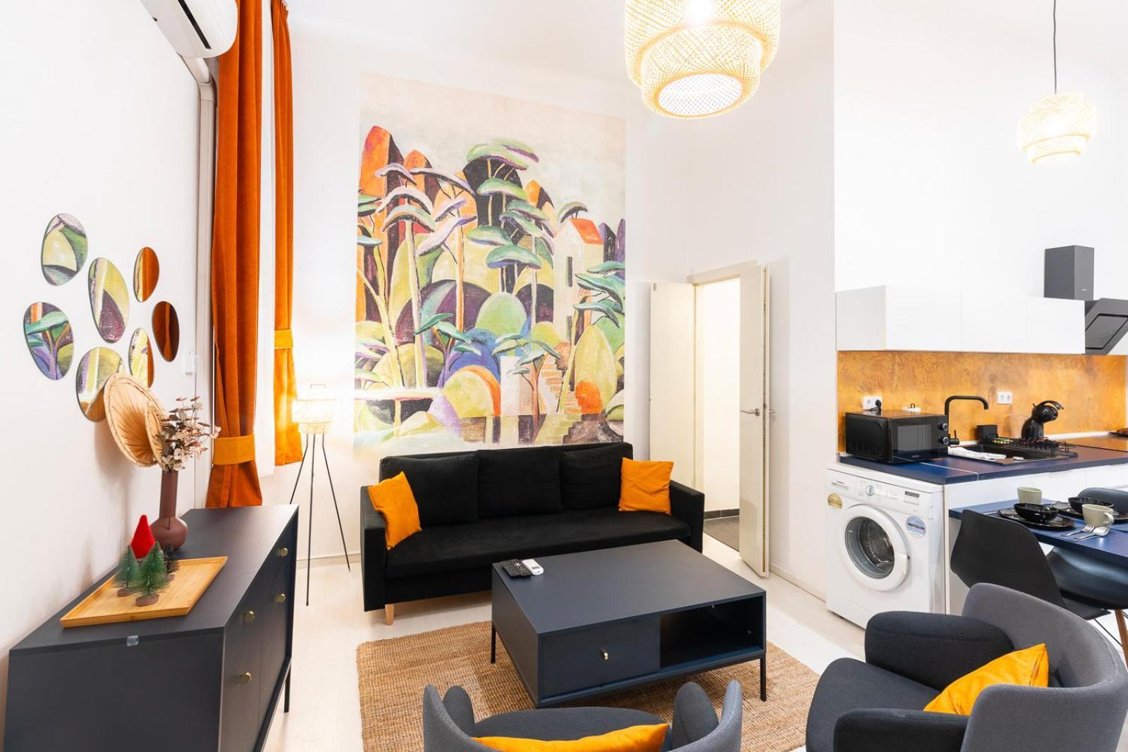 Modern Uniquely Designed Flat Andrassy Avenue And Oktogon Square Apartment Budapest Bagian luar foto